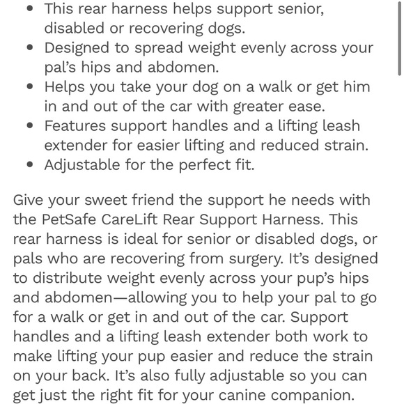 💕NWT Rear Harness - Picture 8 of 9